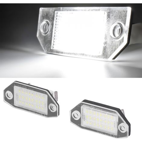 Éclairage de plaque d'immatriculation à LED blanc pur pour Ford Focus C-MAX MK2 (1/5)