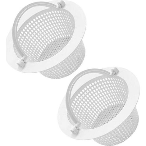 Panier de Skimmer Piscine 16cm Panier de Rechange pour Skimmer Standard Préfiltre de Piscine avec poignée pour Un Retrait Facile Résistant au Chlore (1/4)