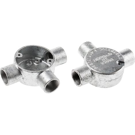 Raccord de gaine RS PRO, taille 25mm en Acier