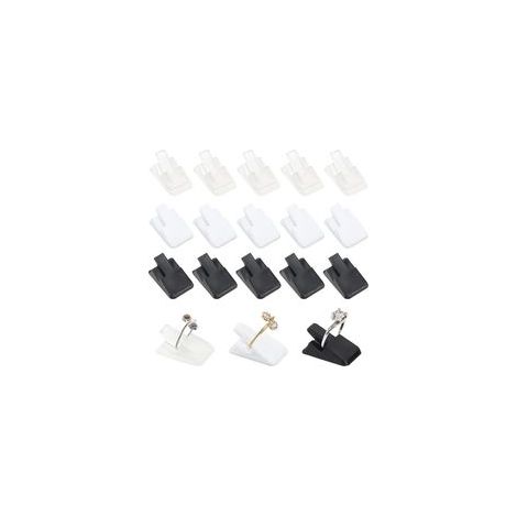 36pcs Présentoir à Bagues, 3 Couleurs Support bague Porte-bague en Plastique Presentoir Bijoux Support Petit Porte-bagues pour l'affichage de Bijoux, Spectacle, Vente au Détail (1/5)