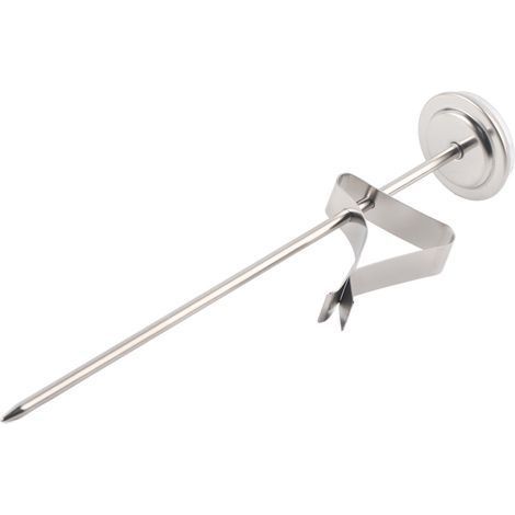 Thermomètre Numérique LCD pour Aliments avec Sonde Pliable - Cuisine, BBQ, Grill - Noir (1/5)