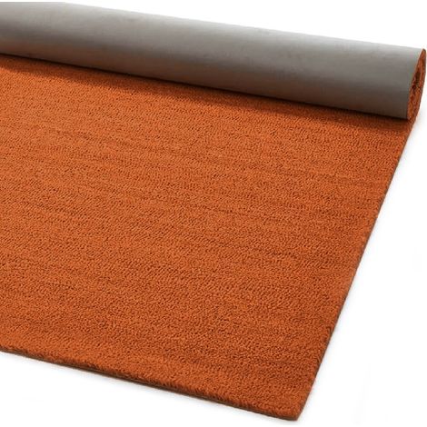 Paillasson Coco Naturel Coloré Antidérapant Sur Mesure Tapis D'Entrée Cognac - 100x200 cm