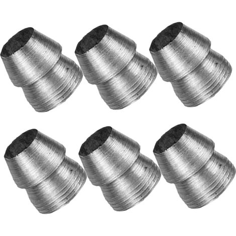 6 Pièces Lot de Coins de Hache Métalliques Coins Coniques pour Manche de Marteau de Rechange de Hache (1/5)