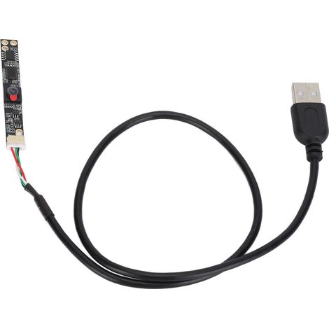 Caméra USB 2.0 Module 1MP Objectif Fixe 2.8mm Angle 66° avec Câble, Webcam Carte pour PC, HBVCAMNB20231W (1/5)