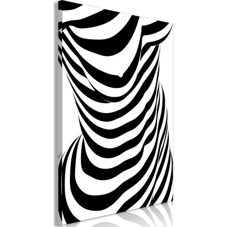 Quadro - Zebra Woman (1 Part) Vertical - 40x60 (1/4)