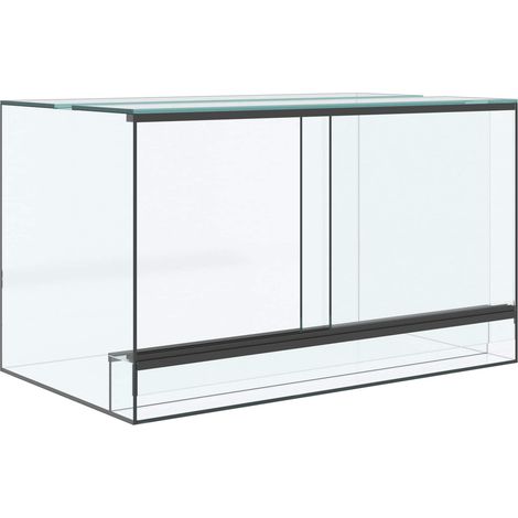 Terrarium mit Speicher Transparent 50 x 30 x 30 cm Glas vidaXL