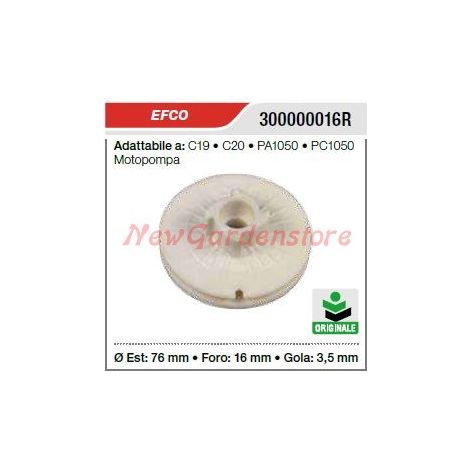 EFCO polea de arranque C19 C20 PA1050 PC1050 3000016R