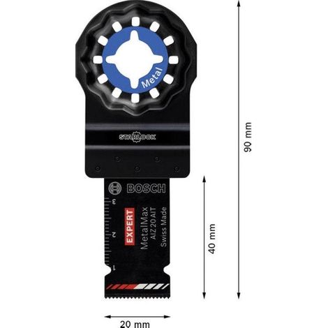 Lama per sega Bosch expert AIZ 20 AIT metallica 20 mm