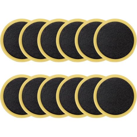 Lot de 30 rustines de réparation de crevaison pour pneu de vélo, kit de réparation de crevaison de vélo, patchs autocollants ronds sans colle pour chambre à air de vélo (1/5)