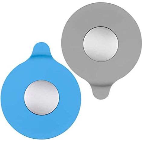 Ulisem2 Stück Silikon-Abflussstopfen für Waschbecken, universeller Abflussstopfen für Waschbecken, Silikon-Badewannen-Saugstopfen (1/4)
