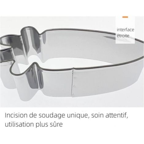 Lot de 11 Emporte-pièces, Acier inoxydable, Bords lisses, Pâques, Cuisson biscuits (1/4)
