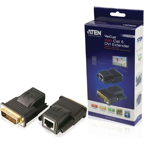 Aten VE066-AT Extender AV Trasmettitore e ricevitore AV Nero (1/5)