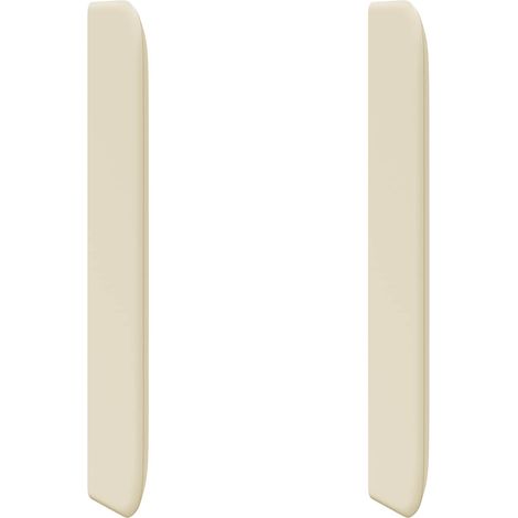 Kopfteil Ohr Creme 80 x 16 x 4 cm PVC vidaXL