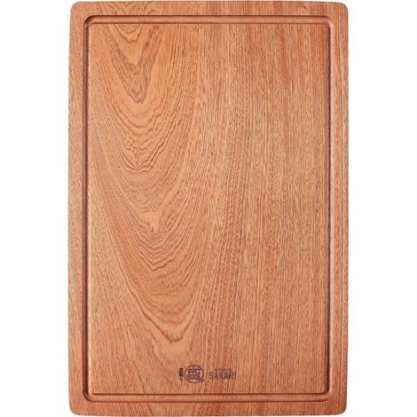 Planche à Découper en Bois Sapele 45 x 30 x 2,5 cm (1/5)