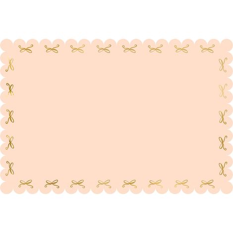 Nappe en papier Noeuds, rose, 180 x 120 cm (1/5)