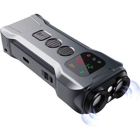 Decdeal P9 Hunderinde Abschreckungsgeräte Smart Ultra-Sonic Anti-Barking-Gerät mit LED-Leuchten wiederaufladbarer Barking Stopper Trainer im Freien im Freien (1/5)