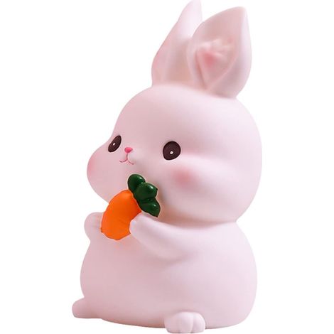 Tirelire Vinyle Forme de Lapin Tirelire Casse pour Garçon Fille Économiseur de Charmant et Pratique Anniversaire pour Habitude (1/5)