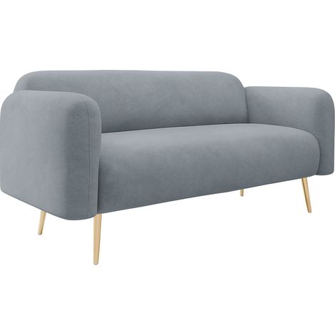 Sofá Comfivo Beatitudo II, Uttario Velvet 2972, 174x71x75cm, Tapiz, Patas: Metal (1/5)