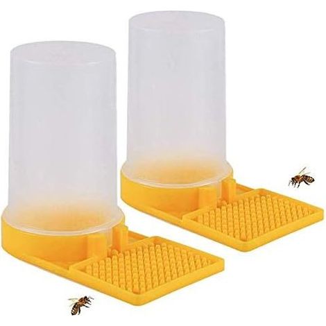 2 Pack Ruche Apiculture Distributeur D'eau Miel Ruche Entrée Mangeoire Abeille Boire Apiculture Équipement Ruche Apiculture Outils (1/5)