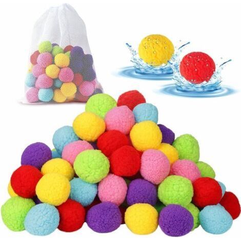 Alovez - Water-absorbing bou pool toys, outdoor beach toys, reusable water toys, 20 pcs (1/5)