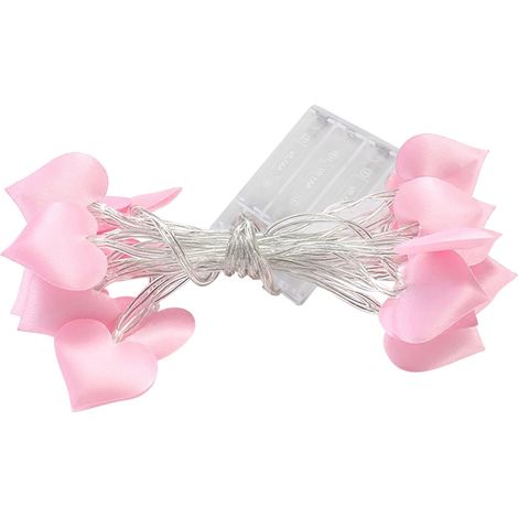 Guirlande Lumineuse En Forme De Coeur - 20 Ampoules Led - Longueur 3 M - Décoration Intérieure Romantique - 1 Pièce (1/5)