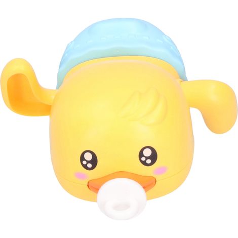 Jouet de bain pour bébé, canard mignon flottant à remonter, jouet de piscine pour tout-petits, cadeau pour enfants (bleu) (1/5)