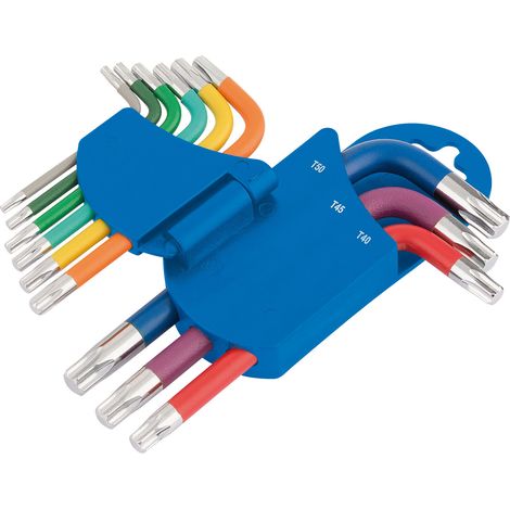 Draper 66135 9-Piece Metric Coloured Short Arm TX-STAR® Key Set (1/5)