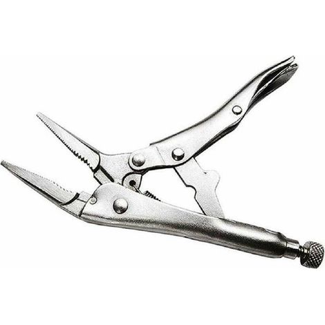 TrAdE Shop Traesio - Pinza Autobloccante Grip 9" Leva Sgancio Scatto Ganasce Dentellate 50 Mm -