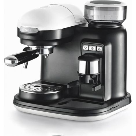 Cafetera espresso automática manual Ariete 1318 0,8 L color blanco