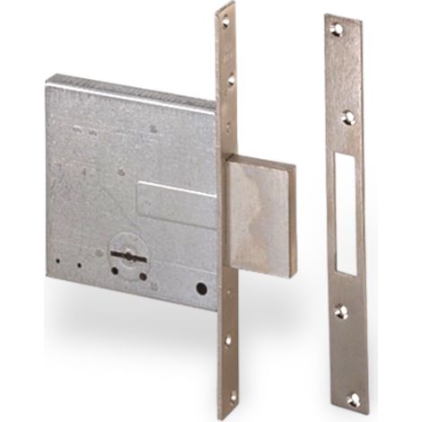 Serratura da infilare a 4 mandate doppia mappa per infissi in legno CISA 57010 - 60 mm