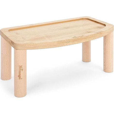 Plateforme Antidérapante pour Roue de Hamster - Acrylique, Bois (M) (1/5)