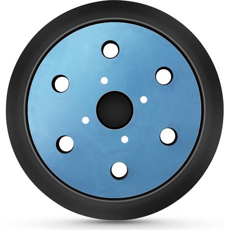 150mm Sanding Pad Compatible with R2611, Hook and Loop 6 Hole Sander Pad Replacement (1/5)