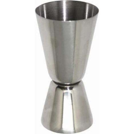 Vaso medidor de acero inoxidable 50/25 ml, jigger, taza medidora para cócteles, vaso medidor