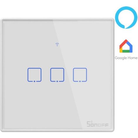Interruptor Inteligente Wifi Rf 433 Sonoff T2 (1/2)