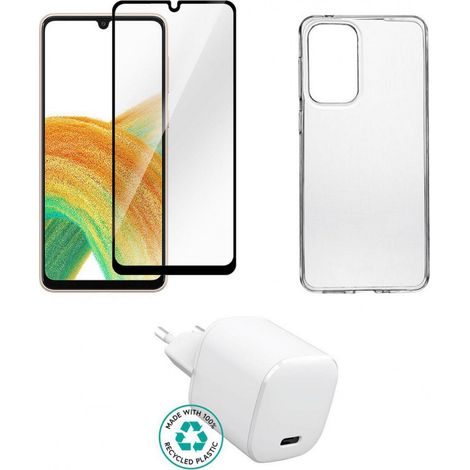Kit eSTUFF ES-KIT-SAMGALA535G A53 5G (Chargeur, Étui, Verre)
