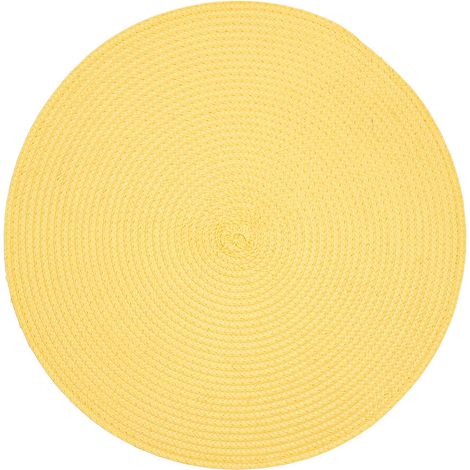 Mantel individual Ø38 cm amarillo (1/2)