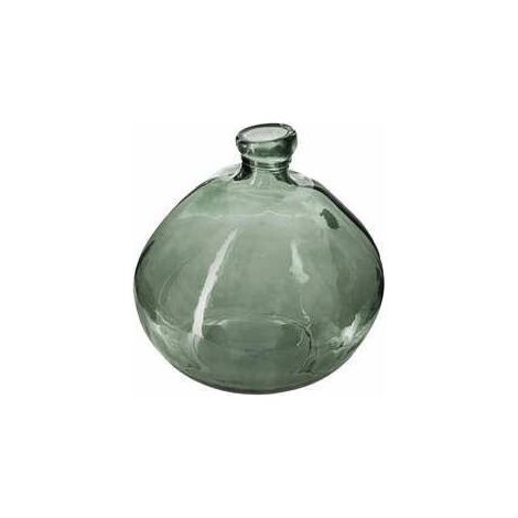 Deko Vase, Glas, rund, grau, Ø 23 cm - Atmosphera (1/2)