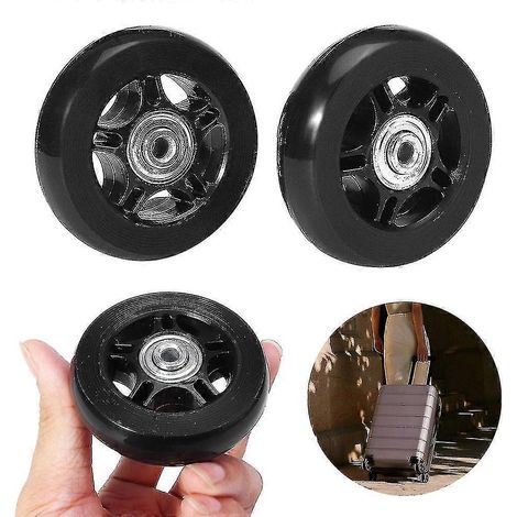 2 roues de rechange pour valises, 70 mm x 24 mm (1/3)