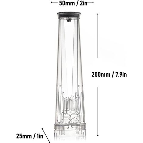 Ortviai Support de filtre à eau pour cafetières Ninja DualBrew Pro CFP301/CFP307/CFN601 en ABS, 50 x 25 x 200 mm (1/4)