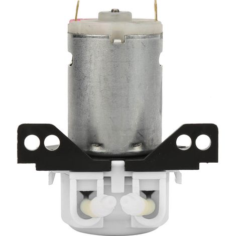 DC6V Mikro-Wasser-Flüssigkeits-Peristaltikpumpe für Aquarium, Labor, Analytik 24mm (Weiß) (1/5)