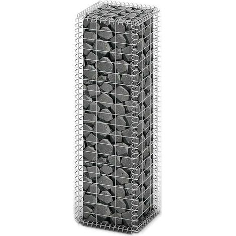 Panier de gabion avec couvercle Fil galvanisé 100x30x30 cm (1/5)