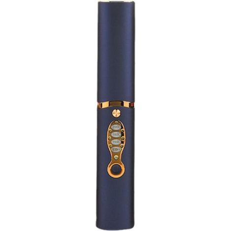 Lisseur et fer à boucler sans fil (bleu) avec ions négatifs (1/5)