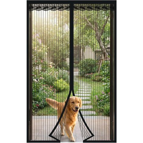 Moustiquaire Porte Magnétique Sflyda Rideau Anti-Insectes Fermeture Automatique Maillage Ultra Fin Rideau Moustiquaire Aimanté Fenêtre Anti Mouche Installation Sans Perçage avec Bande Adhésive (1/5)