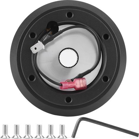 GARRYFIZH Adaptateur de moyeu de volant de voiture, Base de connecteur SRK-100H adaptée à Mitsubishi Eclipse