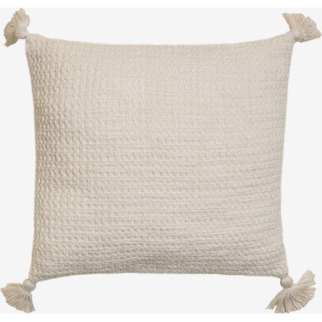 SKLUM Quadratisches Baumwollkissen (45x45 cm) Resnais Creme-Beige (1/5)