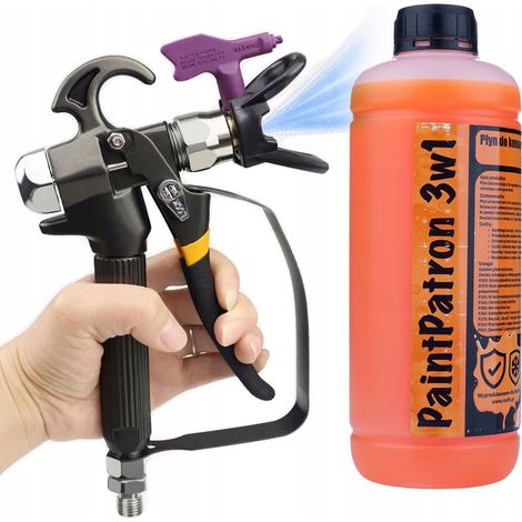 Set di Manutenzione per Aggregato Verniciatore Rosfix – Pistola TurboJet TJ1 e Liquido PaintPatron 3in1 1L  Alta Qualità e Precisione