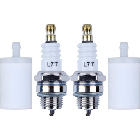 Pack de 2 bougies de filtre à carburant pour tronçonneuse Husqvarna 450 455 55 51 435 365 Neuf (1/5)