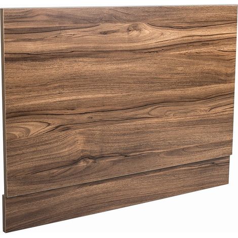 Aquariss Walnut Effect Wood Bath Panel 800mm End Panel