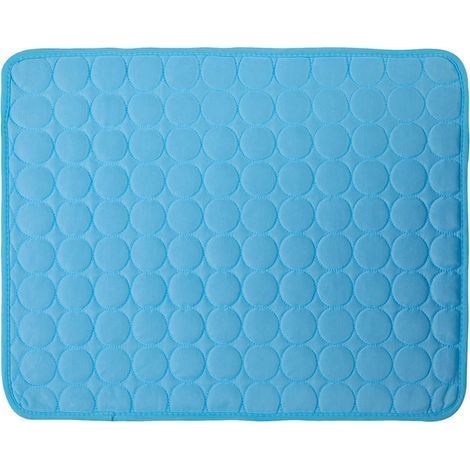 1 Tapis Rafraîchissant, Soie Glacée Imperméable, Lavable Pour Chien Chat, Camping Salon Voyage (1/5)