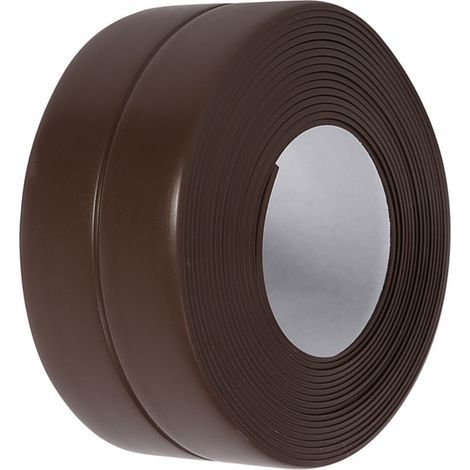 Bande d'étanchéité auto-adhésive pour baignoire et mur pour évier de cuisine (4 marron 38 mm x 3,2 m) (1/5)
